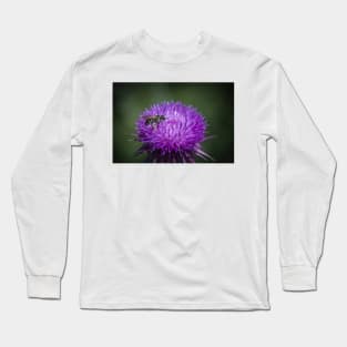 Blume mit Insekt Long Sleeve T-Shirt